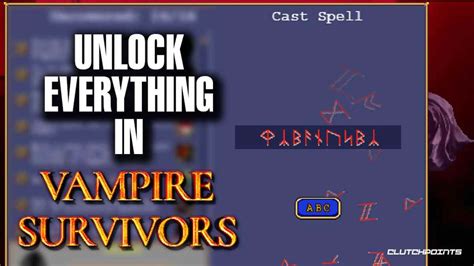 vampire survivors secret codes|Vampire Survivors Cheat Codes